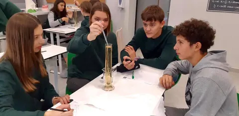 Laboratorul de fizică Da Vinci: Studiul mișcării rectilinii uniforme în cadrul laboratoarelor de fizică, octombrie 2021 — fotografia 4