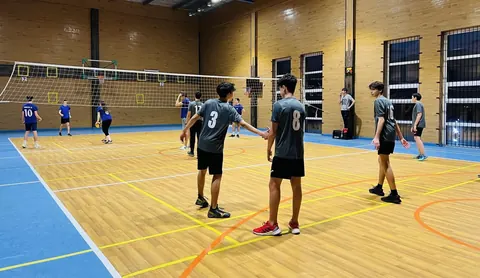 Campania ,,Să creștem fără violență”. Domeniul de activitate Sport, meci amical de volei, 28.11.2023 🏐🏐🏐 — fotografia 3