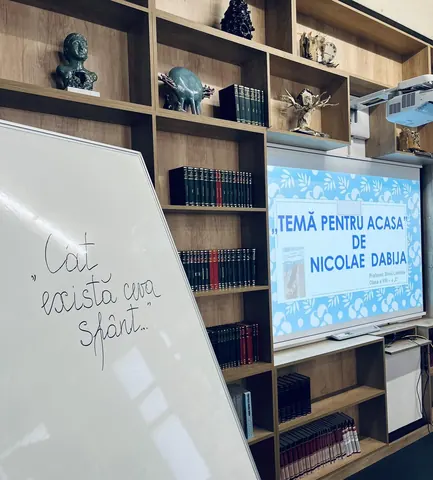 Lecturiada elevi - părinți: „Temă pentru acasă” de Nicolae Dabija, clasa a VIII-a „C”, 08.11.2024 — fotografia 4