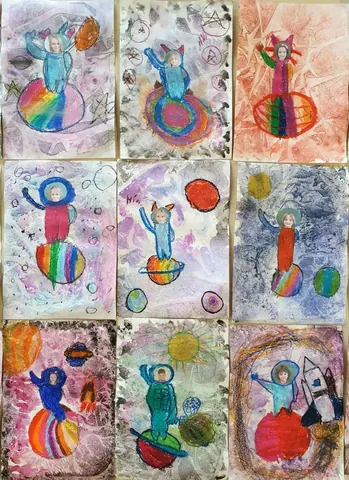 Activităti tematice: „Zborul primului om în cosmos”, aprilie 2021 — fotografia 15